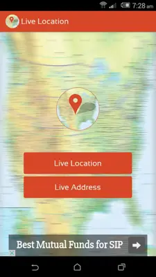 Live Location android App screenshot 2